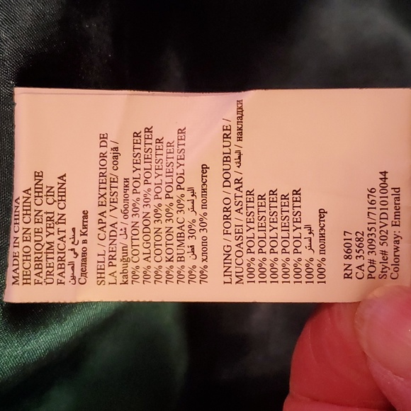 Bebe Trench Coat - Belted Peacoat Long Trench - Gorgeous Teal Green Colour Sz S - Picture 11 of 13